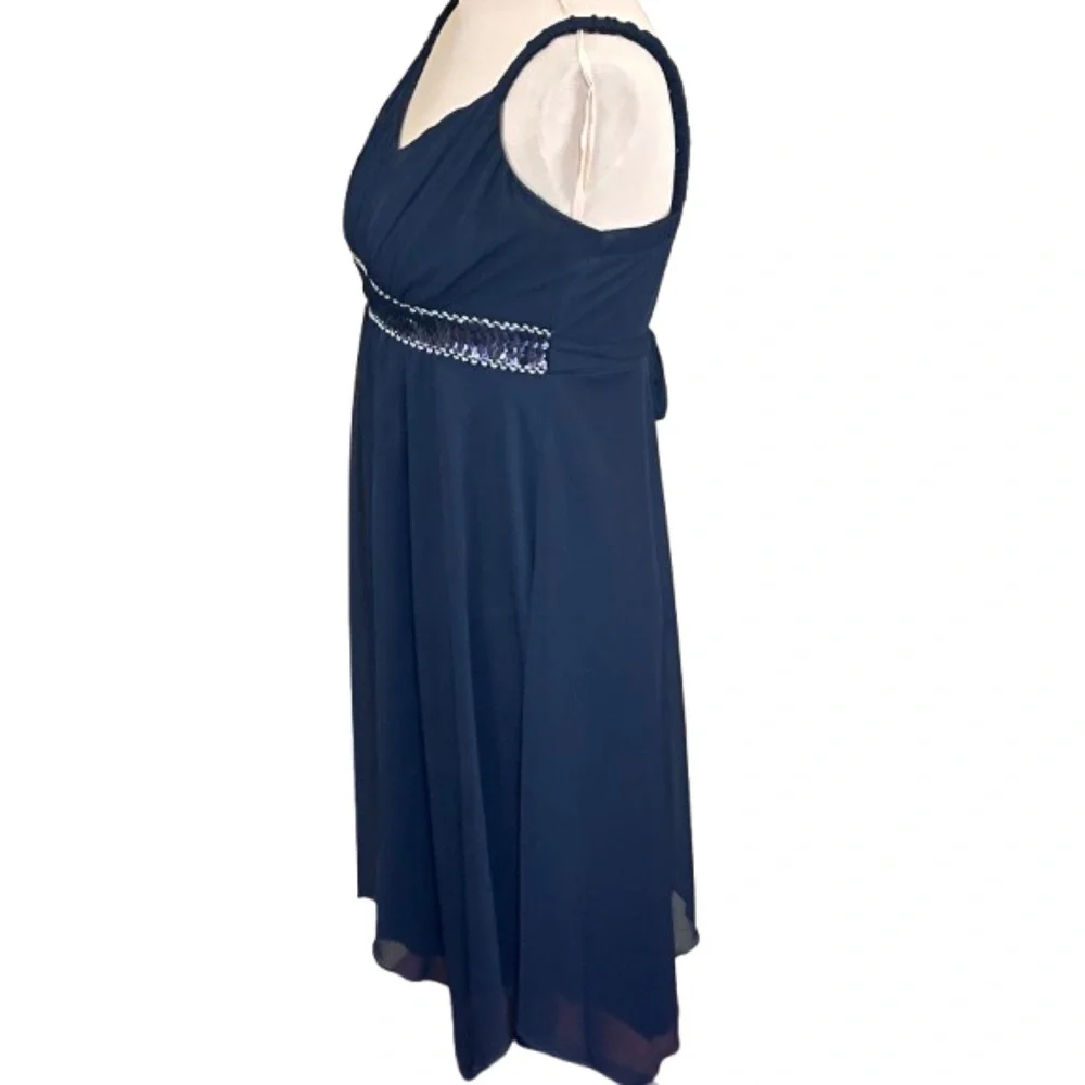 Enfocus Studio Sleeveless Sweetheart Dress Sequin Prom Cocktails Formal Size 8